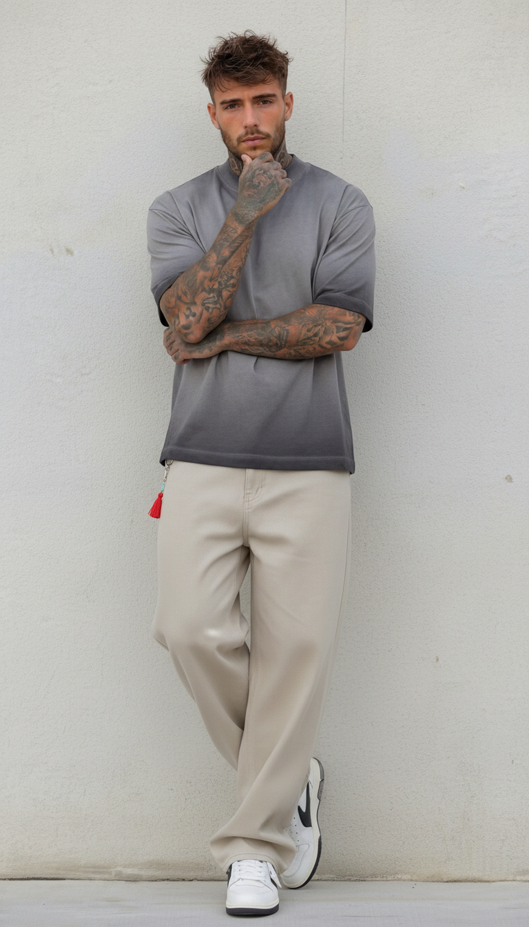 T-SHIRT BERNA BOXY FIT EFFETTO SFUMATO PIU' COLORI ART. 261241