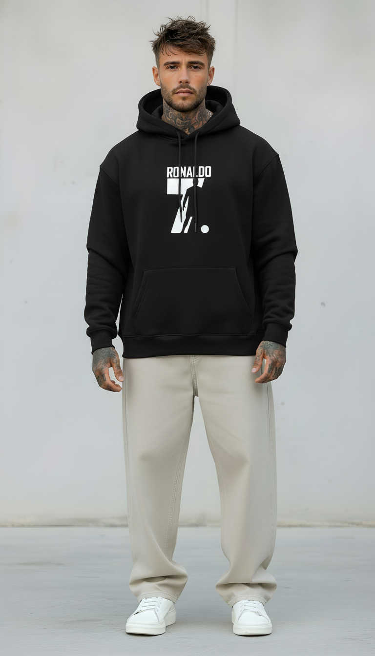 FELPA CON CAPPUCCIO - E. - ART. RONALDO 7
