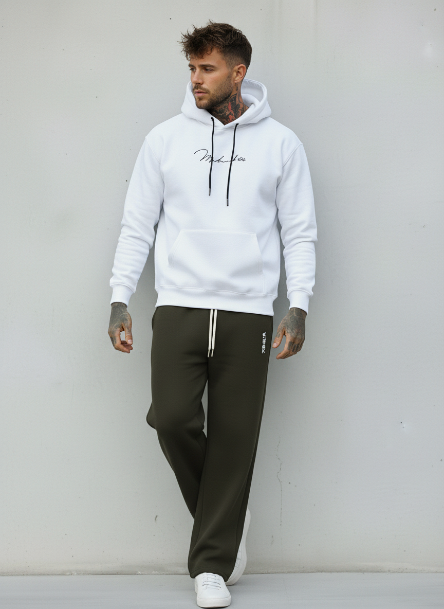 PANTALONE IN  FELPA TUTA PALAZZO - BERNA - ART. 252196