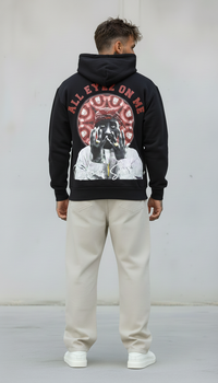 FELPA CON CAPPUCCIO TUPAC   - B.U. - ART. W 25 / H 50