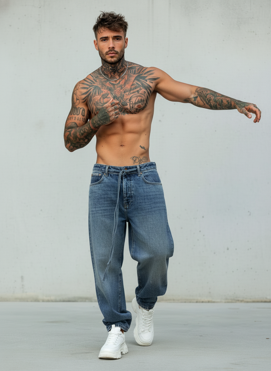 JEANS FADE LOOSE - ONLY&SONS - ART. 22034953 - MEDIUM BLUE DENIM