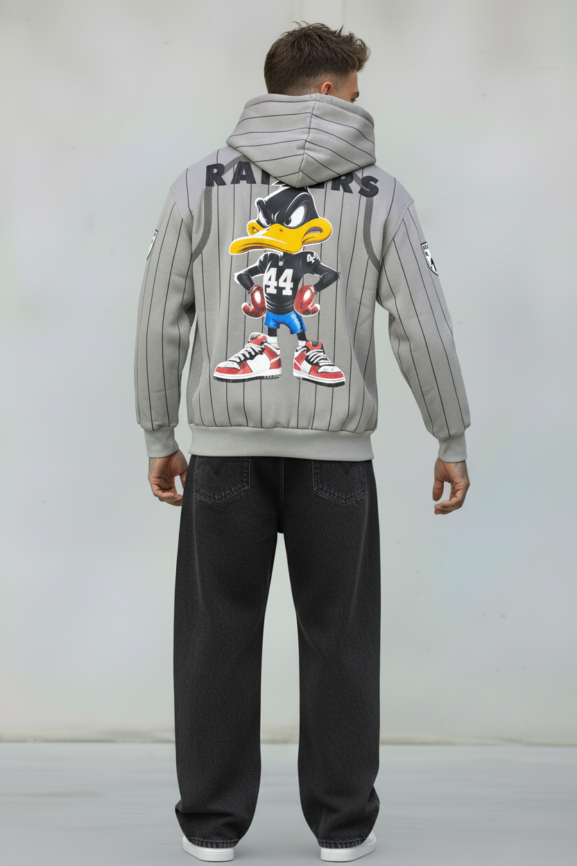 FELPA CON CAPPUCCIO DUCK HOODIE  - B.U. - ART. W25 / H 15