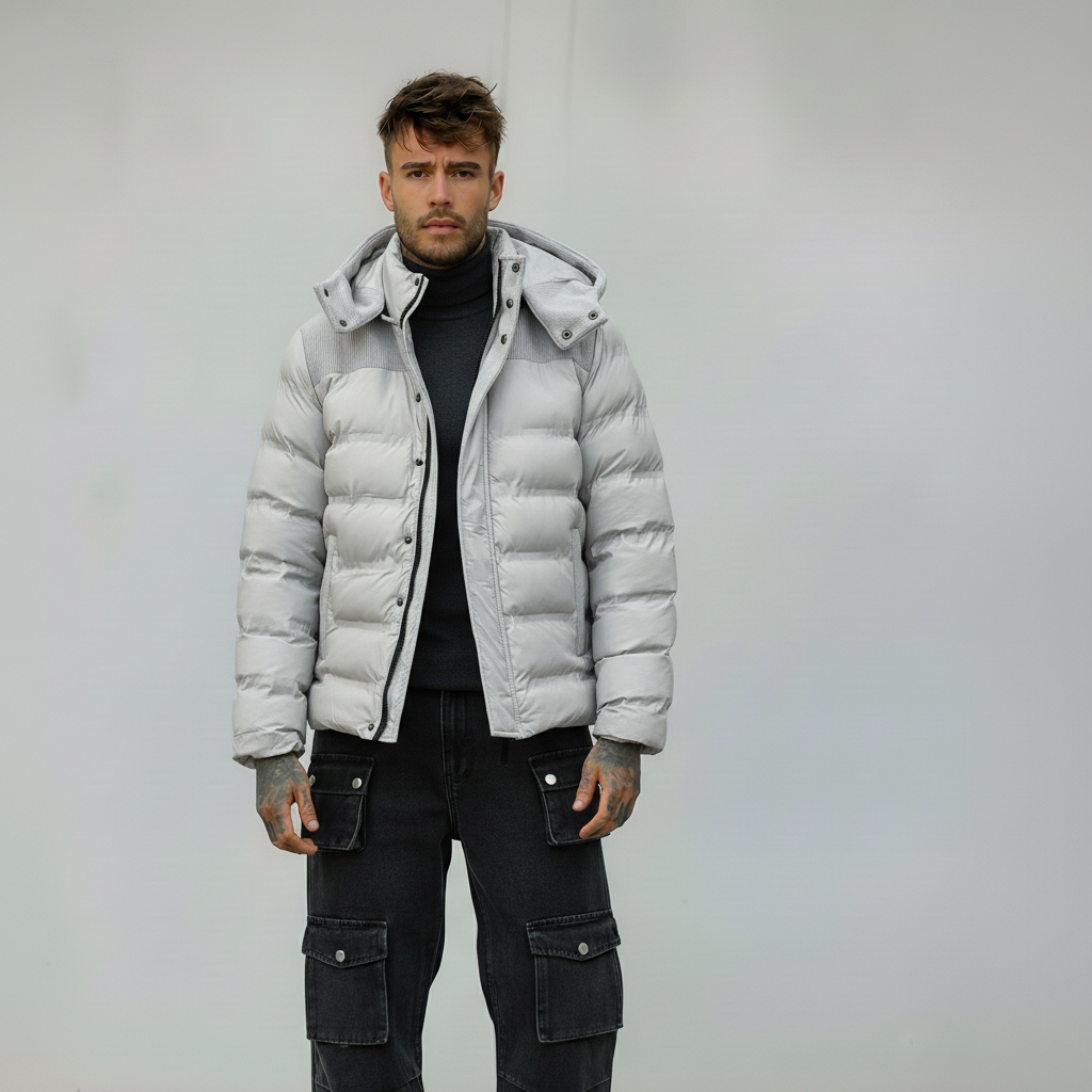 GIUBBINO CON CAPPUCCIO RIMOVIBILE - BERNA - ART. 246380