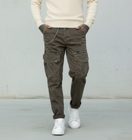 PANTALONE TASCONE - BERNA - *ART. 220220186 - COL. CIOCCOLATO