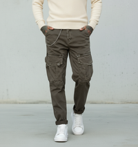 PANTALONE TASCONE - BERNA - *ART. 220220186 - COL. CIOCCOLATO