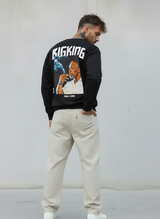 FELPA GIROCOLLO MIKE TYSON - E. - ART. BIGKING FAMILY GRAND - COL. NERO