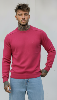 MAGLIA PARICOLLO VANISE' - BERNA - *ART. 24319710 - COL. FUCSIA