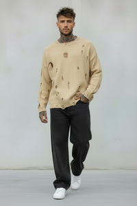 GIROCOLLO BUCHI SMAGLIATURE - BERNA - ART. 2510288 - COL. BEIGE