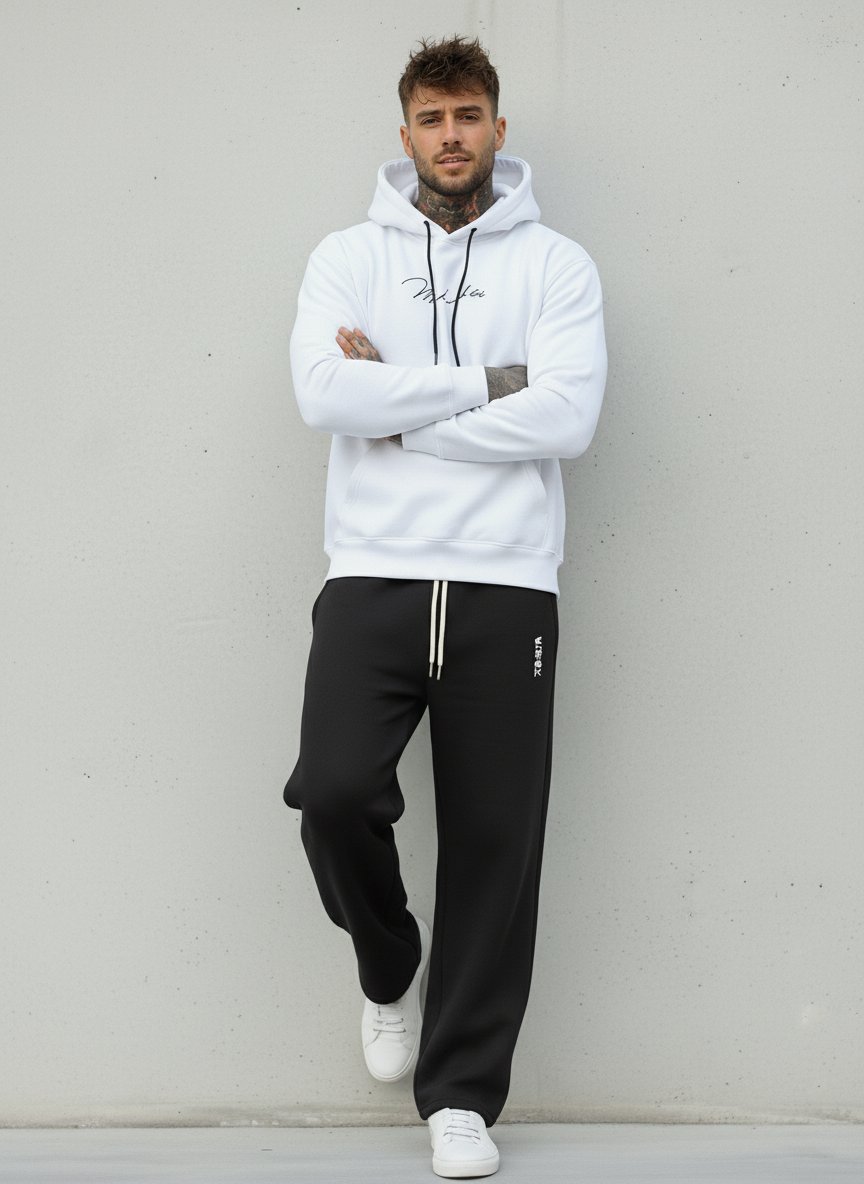 PANTALONE IN  FELPA TUTA PALAZZO - BERNA - ART. 252196