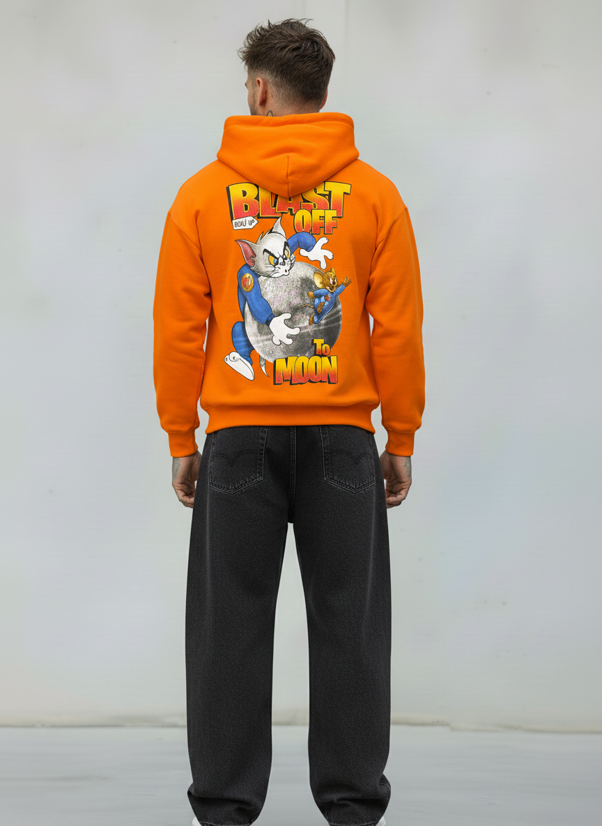 FELPA CON CAPPUCCIO TOM & JERRY - B.U. - ART. W25 / H - 10