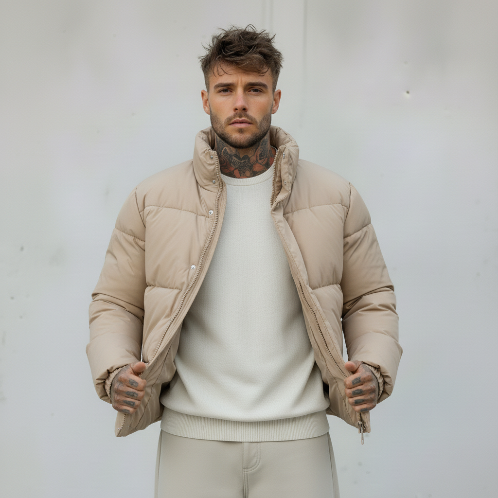 GIUBBINO PIUMINO - I'M BRIAN - ART. GIU2626 - COL. BEIGE