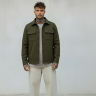 GIACCONE OVERSHIRTS PANNO / TRAPUNTATO - BERNA - ART. 2462356 - COL. VERDE