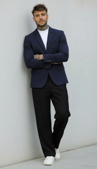 GIACCA REGULAR - FIT CON CHIUSURA BOTTONI - COL. NAVY - IMPERIAL - ART. JZ1ELBQ