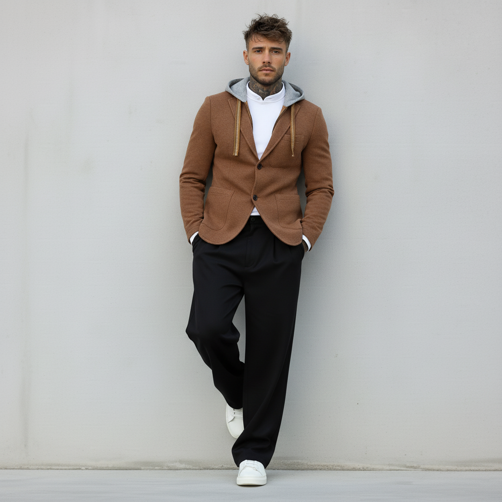 GIACCA CON CAPPUCCIO RIMOVIBILE - BERNA - ART. 246364109 - COL. BRUCIATO