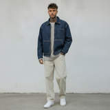 GIUBBINO DI JEANS WITH SHEEP - RYTUAL - ART. R674 - COL. BLU DENIM