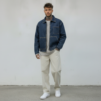 GIUBBINO DI JEANS WITH SHEEP - RYTUAL - ART. R674 - COL. BLU DENIM