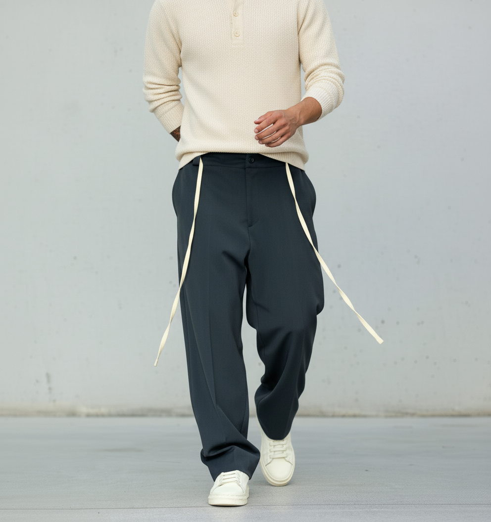 PANTALONE ELASTICO IN VITA - NEW JOB BRAND - ART. BONSAI