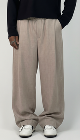 PANTALONI BAGGY-FIT CON VITA ELASTICA  E PIEGHE - IMPERIAL - ART. PE6YLBR