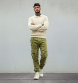 PANTALONE TASCONE FUSTAGNO - BERNA - ART. 223089348 - VERDE PANTONE