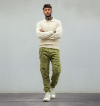 PANTALONE TASCONE FUSTAGNO - BERNA - ART. 223089348 - VERDE PANTONE