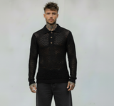 MAGLIONE KNITWEAR POLO - LE PAS SAGE - ART. FW25K23 - COL. NERO