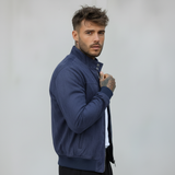 GIACCA ZIP ECOPELLE CAMOSCIO - BERNA - *ART. 2303263 - COL. BLU