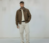 GIUBBINO BOMBER HERITAGE MODELLO AVIATOR - BERNA - ART. 25226130 - COL. BRUCIATO