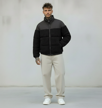 PIUMINO SHERPA MIX - ONLY&SONS - ART. 22030456 - COL. BLACK (NERO)