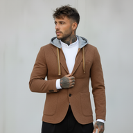 GIACCA CON CAPPUCCIO RIMOVIBILE - BERNA - ART. 246364109 - COL. BRUCIATO