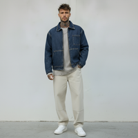 GIUBBINO DI JEANS WITH SHEEP - RYTUAL - ART. R674 - COL. BLU DENIM