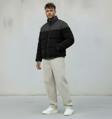 PIUMINO SHERPA MIX - ONLY&SONS - ART. 22030456 - COL. BLACK (NERO)