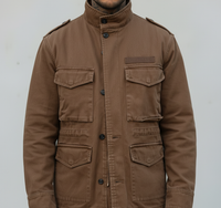 GIUBBINO DI JEANS WITH SHEEP - RYTUAL - ART. R676 - COL. MARRONE