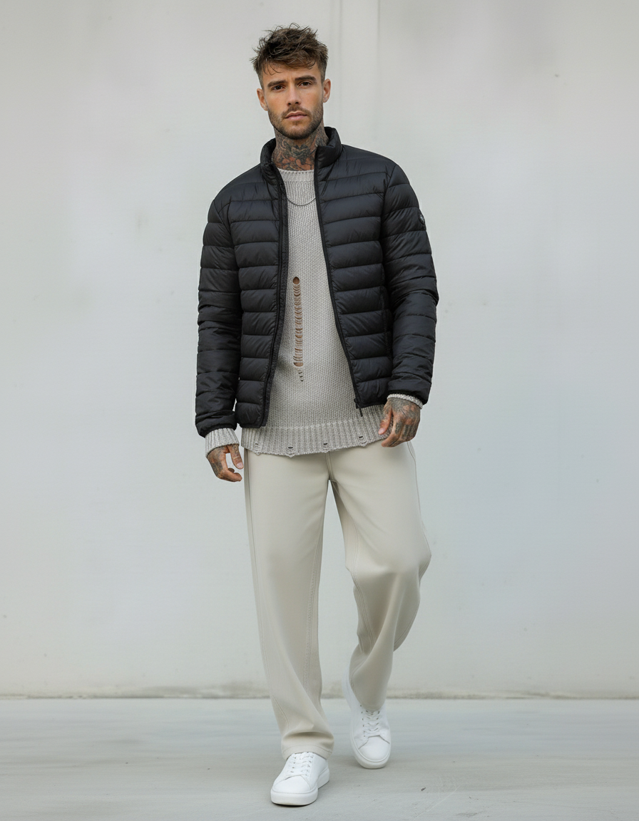 PIUMINO 100 GRAMMI - ONLY&SONS - ART. 22030620 - COL. BLACK