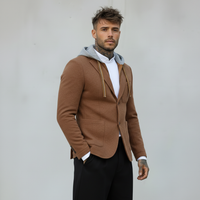 GIACCA CON CAPPUCCIO RIMOVIBILE - BERNA - ART. 246364109 - COL. BRUCIATO