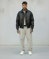 GIUBBINO EFFETTO PELLE - ONLY&SONS - ART. 22035105 - COL. BLACK