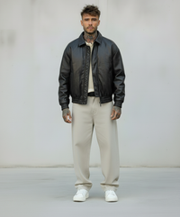 GIUBBINO EFFETTO PELLE - ONLY&SONS - ART. 22035105 - COL. BLACK