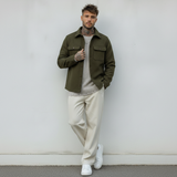 GIACCONE OVERSHIRTS PANNO / TRAPUNTATO - BERNA - ART. 2462356 - COL. VERDE