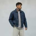 GIUBBINO DI JEANS WITH SHEEP - RYTUAL - ART. R674 - COL. BLU DENIM