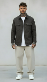 GIUBBINO EFFETTO A COSTE  - HAMEN - ART. LPGA7510 - COL. NERO