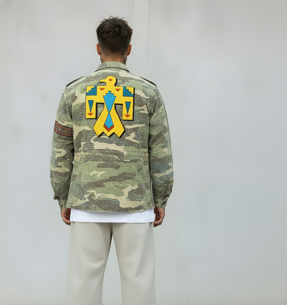 GIUBBINO FIELD JACKET FALCO - BERNA - ART. 25228430 - COL. CAMOUFLAGE