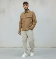 CAMICIONE OVERSHIRT CON MAXI TASCHE - BERNA - ART. 252125250 - COL. TERRA