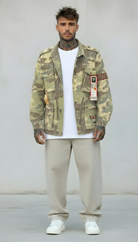 GIUBBINO FIELD JACKET FALCO - BERNA - ART. 25228430 - COL. CAMOUFLAGE
