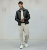 GIUBBINO EFFETTO PELLE - ONLY&SONS - ART. 22034713 - COL. BLACK