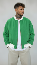 GIUBBINO BOMBER - NEW JOB BRAND - ART. GB20 DROMEDARIO - COL. VERDE