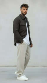 GIUBBINO EFFETTO A COSTE  - HAMEN - ART. LPGA7510 - COL. NERO