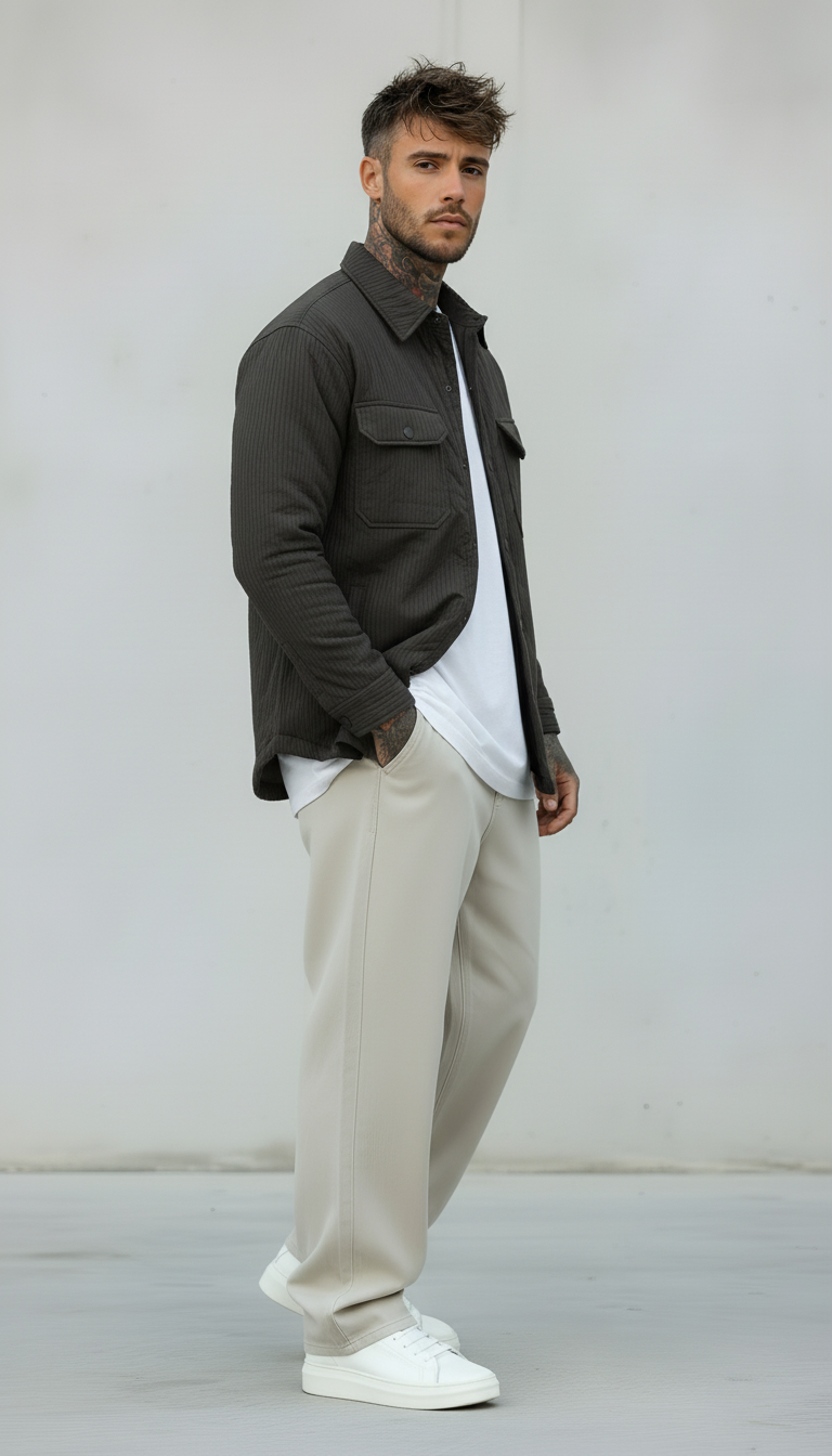 GIUBBINO EFFETTO A COSTE  - HAMEN - ART. LPGA7510 - COL. NERO