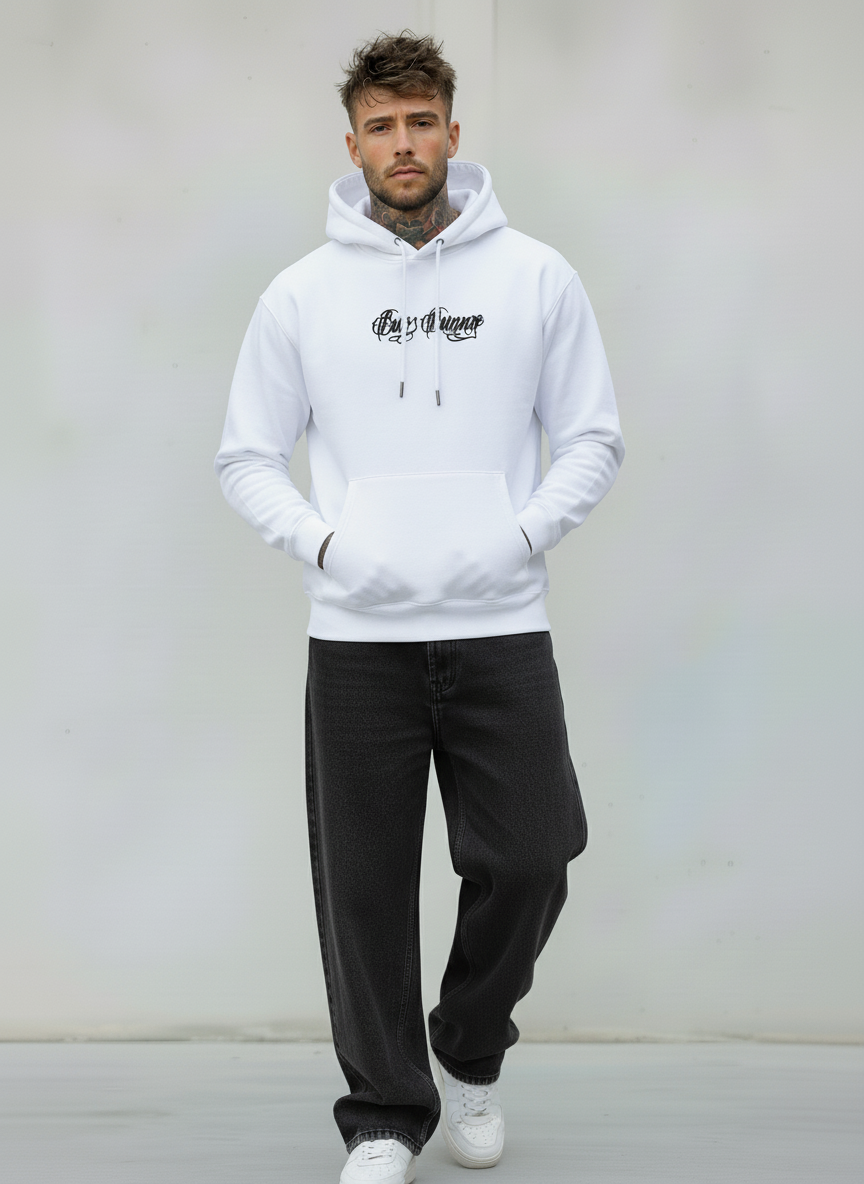 FELPA CON CAPPUCCIO BUGS BUNNY - B.U. - ART. W25 / H - 41 COL BIANCO