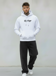 FELPA CON CAPPUCCIO BUGS BUNNY - B.U. - ART. W25 / H - 41 COL BIANCO