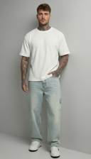 JEANS UOMO CARPENTER STRAIGHT  FIT LAVAGGIO BLEACH -  BERNA - ART. 261201 -30