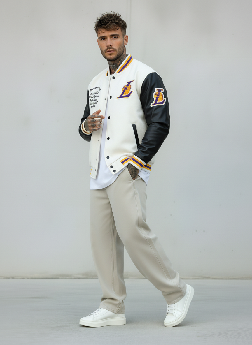 GIUBBINO COLLEGE LAKERS KOLEJ - B.U. - ART. W25 CLG 03 - Spedito in 15 Giorni